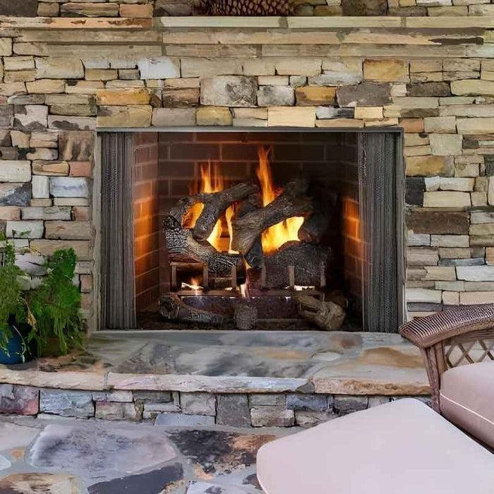Majestic Cottagewood 42″ Traditional Outdoor Wood Burning Fireplace